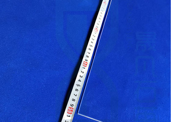 1850 ℃ Morse 6.5 2.2g / Cm3 Pelat Kaca Kuarsa