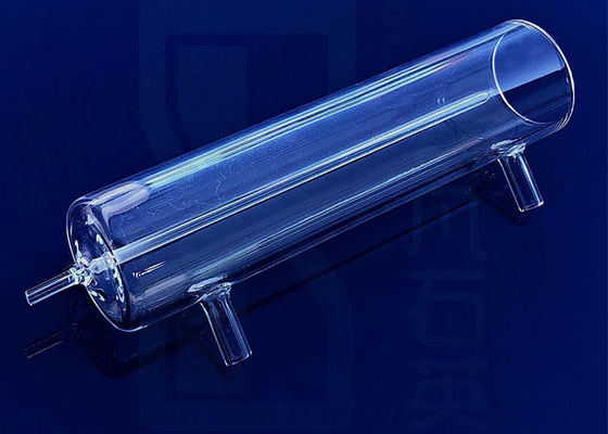 Laboratorium Kimia 300mm Od Quartz Glassware Quartz Glass Tube