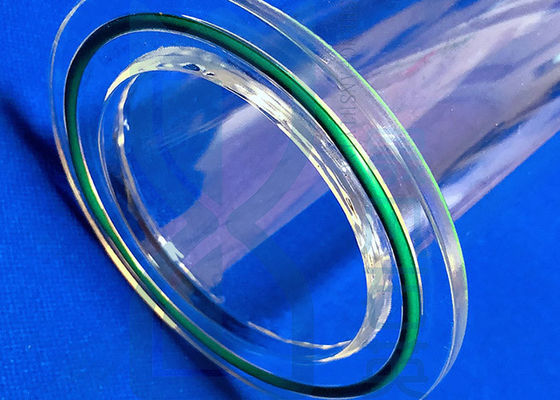 Fused Silica Quartz Glass Flange Ring Sio2 Tembus Buram