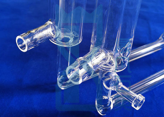 Pemanas Tabung Tes Kaca Kuarsa Transparan Silinder Fused Silicon Lab Glassware