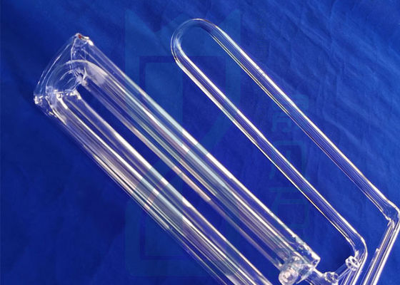 Pemanas Tabung Tes Kaca Kuarsa Transparan Silinder Fused Silicon Lab Glassware