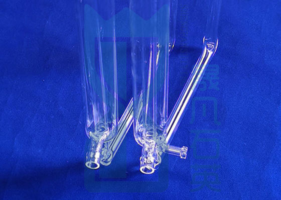 Pemanas Tabung Tes Kaca Kuarsa Transparan Silinder Fused Silicon Lab Glassware