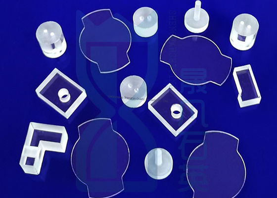 Pabrikan Custom Optical Fused Quartz Glass Plate Dengan Transmisi Tinggi
