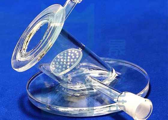 Kemurnian Tinggi Kaca Kuarsa Reaktor Lab Kaca Reaktor Laboratorium Sains Gelas Reaktor Kaca Standar Untuk Laboratorium