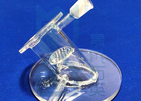 Kemurnian Tinggi Kaca Kuarsa Reaktor Lab Kaca Reaktor Laboratorium Sains Gelas Reaktor Kaca Standar Untuk Laboratorium