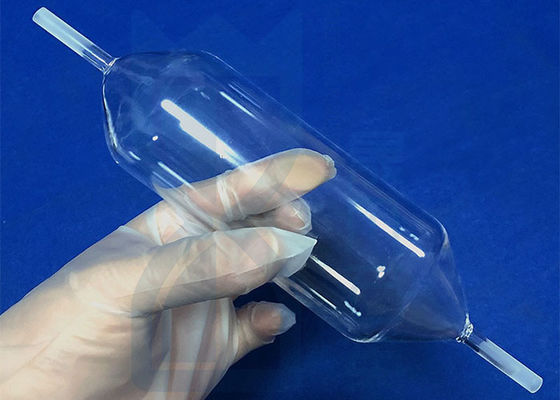 Warna Bening Kuarsa Fused Glass Tube Batang Thermal Stabile Tidak Ada Gelembung Udara