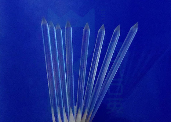 ISO9001 Quartz Glass Rod Polishing Clear Heating Heat Resistance Transparan