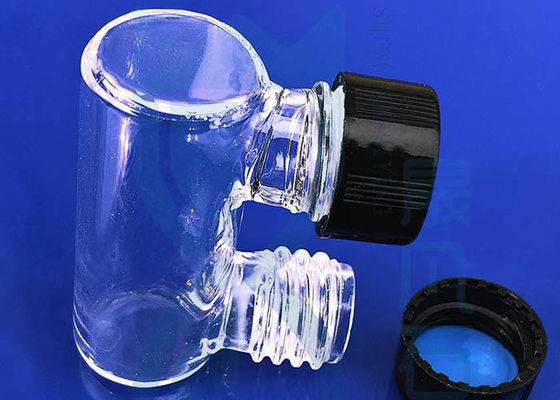 Kuarsa Cuvettes Screw Thread Fused Quartz Tube Untuk Analisa Kimia