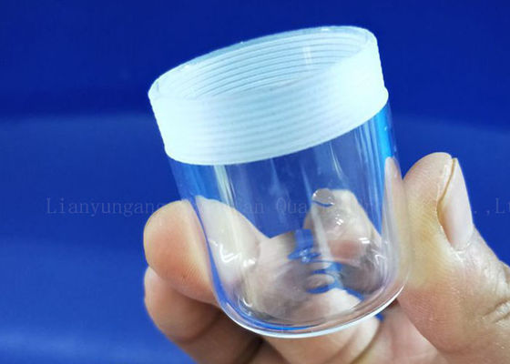 Botol Reagen Penyimpanan Bahan Kimia Peralatan Laboratorium Kaca Inspeksi Sepenuhnya Ketat