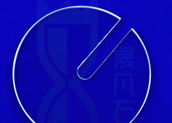 Transparan Uvc Optical Morse 6.5 Quartz Glass Sheet Cnc