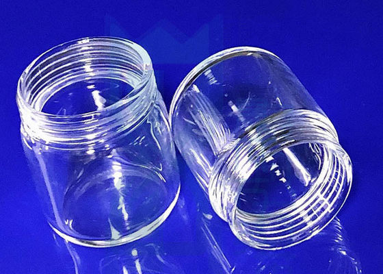 Botol Reagen Laboratorium Disesuaikan Transparan Dengan Titik Lebur Sekrup 1750 ℃