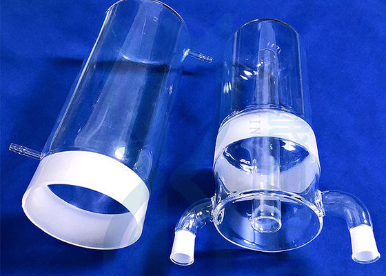 Tungku Diameter Besar 2.2g / Cm3 Tabung Kaca Kuarsa Gelas Lab Sains