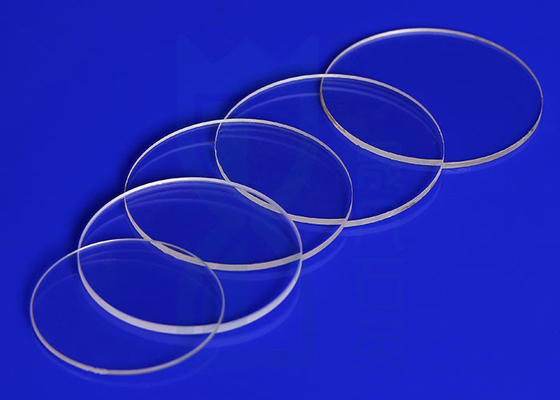 Transmitansi Tinggi 2.2g/Cm3 Fused Silica Plate Transparan Uv