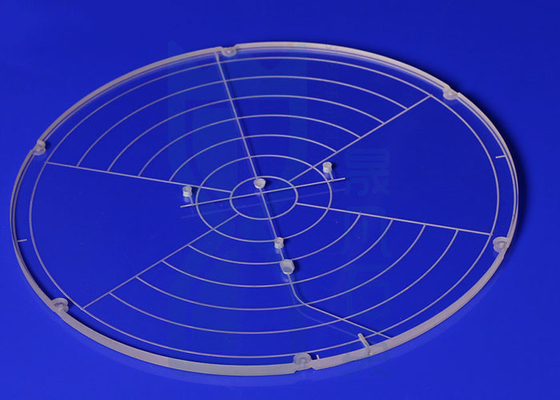 High Transmittance Quartz Glass Plate Transparent Cutting Untuk Laser Light Laser Boring
