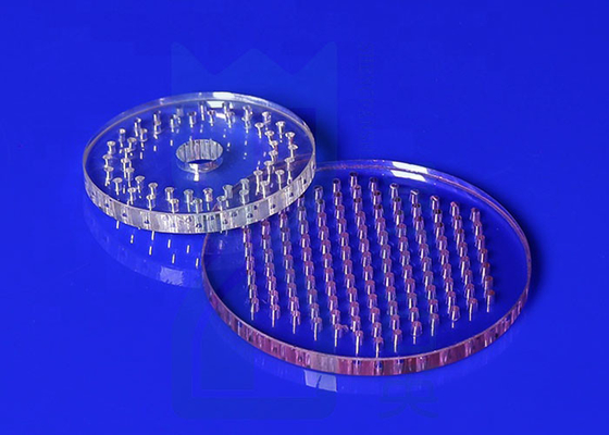 High Transmittance Quartz Glass Plate Transparent Cutting Untuk Laser Light Laser Boring