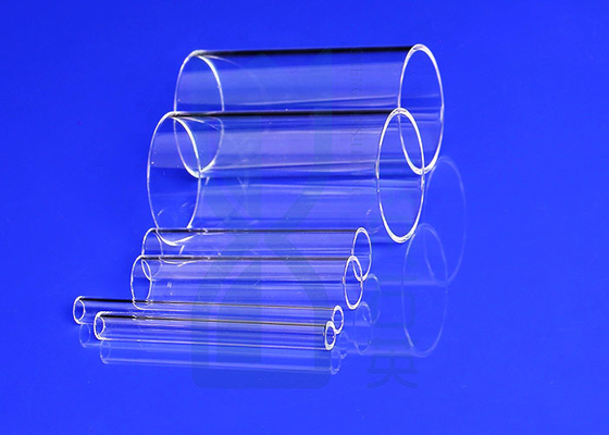100ml Clear Quartz Glass Test Tube Cylinder Untuk Tungku CVD