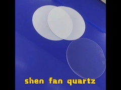 Clear Step Fused Quartz Plate Polishing Jendela Transparan Tanpa Gelembung Udara
