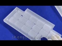 Pemrosesan Kaca Presisi Kuarsa Sio2  Pelat CNC Dibuat Khusus