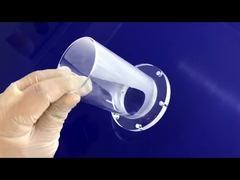 Flensa Tabung Kuarsa Transparan Diameter Besar Untuk Pipa Kimia