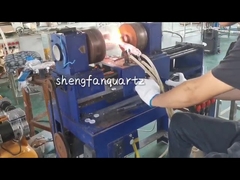 Kemurnian Tinggi Memproses Lebih Lanjut Tabung Kuarsa Leburan Bening Dengan Slot