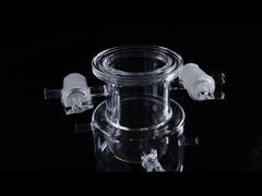 Instrumen Kaca Kuarsa 300mm Disesuaikan Untuk Bidang Semikonduktor