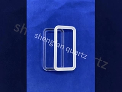 Pabrik kustom tahan suhu tinggi cincin kuarsa transparan