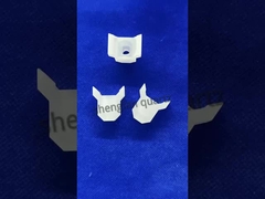 Cnc semikonduktor opaque glazed perforated quartz sheet