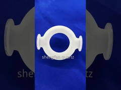 Instrumen kuarsa bergelombang transparan tahan korosi dan suhu tinggi khusus