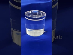 Custom transmisi cahaya tinggi kemurnian tinggi penuh transparan berlubang batang kuarsa