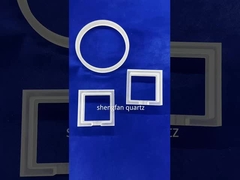 Pengeboran Laser Semikonduktor Pelat Kaca Kuarsa Transparan Dengan Lubang