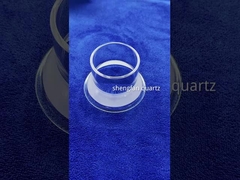 Pabrik kustom laboratorium suhu tinggi tahan kuarsa bola kepala mangkuk