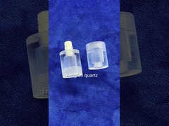 Screw Thread Winding Fused Silica Quartz Glass Tube Ring