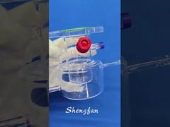 Instrumen optik Silicon Fused Kimia GlasswareKimia Laboratorium Sains Laboratorium Glassware