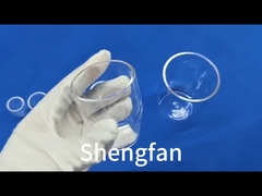 Clear Quartz Pipe Fused Silica Crucible dengan Layanan Pengolahan Las