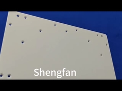 Furnace Quartz Tubing Flange Dengan Sambungan Besar Kemurnian Tinggi Transparan