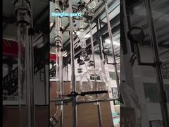 Profesional kustom tahan suhu tinggi transparan Kuarsa spiral tabung