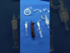 Pabrik Custom suhu tinggi tahan transparan Kuarsa Spiral Pipe