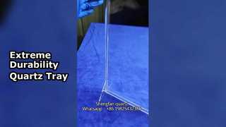 Baki kaca kuarsa bersuhu tinggi dan tahan korosi